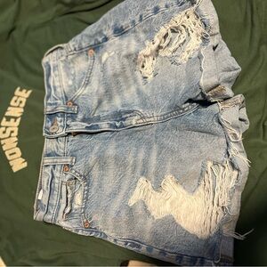 American Age Light Blue Denim Shorts